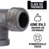 B & K STZ Industries 1/2 in. FIP each X 1/2 in. D MIP Black Malleable Iron 90 Degree Street Elbow 310UPSE90-12